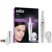 Braun Gesichtsepilierer Gesichtsepilierer und Gesichtsreinigungsbürste perfektes Hautgefühl