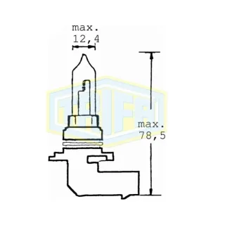 GLUEHLAMPE-Halogen 12V60WHB3