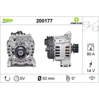 Valeo Lichtmaschine 90A Mercedes A-Klasse W169 B-Klasse W245 200177