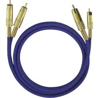 OEHLBACH NF1 Master 2 Cinchkabel auf 2 Cinchkabel,1 m 2032 Audio- & Video-Kabel, vergoldete Steckkontakte