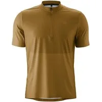 Gonso Radtrikot Adventure Jersey Halfzip M Herren Fahrradtrikot, modernes Half-Zip Trikot mit Rückentasche