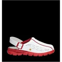 Abeba Dynamic Berufsschuhe Clog – Glattleder Mit Aufdruck OB A E Src Berufsschuh