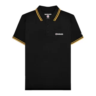Lambretta - Poloshirt für Herren (Weiß/Schwarz/Gold)