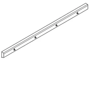KWC Aquarotter Armatureneinheit, Edst., W.-Mont., 4 Waschplätze, 2800 mm, Wasser rechts, 2030073305 2030073305