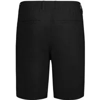 Eight2Nine Chinoshorts Leinen Chino Elastischer Bund mit Kordelzug Canvas-Bermuda