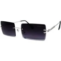 salazar.plus Sonnenbrille Randlos Rechteckig Unisex Rahmenlos Damen Herren leichte Brille