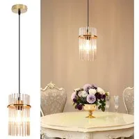 Nettlife Pendelleuchte Restaurant Esstisch 1/2/3/5 Flammig Modern Schwarz/Gold Ø 60cm E27, ohne Leuchtmittel, Esstischlampe für Wohnzimmer Küche