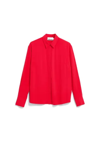 Armedangels - LARISAANA LONGSLEEVE BLOUSE mars red - Gr. - L