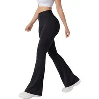 Smilodox Schlaghose Loreen, Flared Seamless Sportleggings, Schlaghose, Blickdicht Slim Fit Booty Yogahose, Elastisch Fitnessleggings, Gym, Freizeit