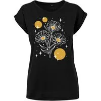 Youth Designz Print-Shirt "Sparkling Flowers" Damen T-Shirt Statement Geschenk Frauen Motiv mit stylischen Blumen Aufdruck