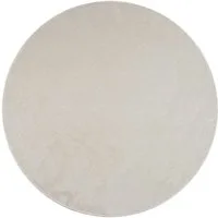 Paco Home Teppich Porto 890, rund, Höhe: 13 mm, Kurzflor, Uni-Farben, ideal im Wohnzimmer & Schlafzimmer