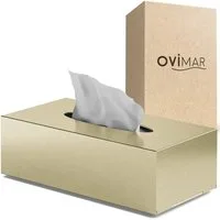 ovimar Papiertuchbox (1 St), aus Edelstahl in Gold zur