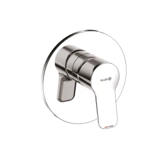 KLUDI PURE&EASY Unterputz-Brause-Einhandmischer, Feinbau-Set mit Funktionseinheit chrom 377550565