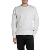 Replay Sweatshirt mit V-Einsatz am Halsausschnitt