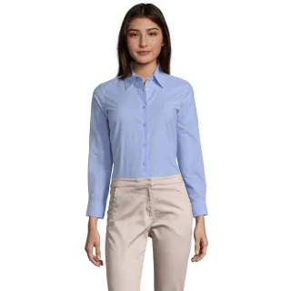 SOLS - "Embassy" Bluse für Damen - Business Langärmlig (Himmelblau)