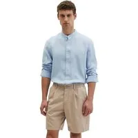 Marc O'Polo Leinenhemd regular aus reinem Leinen, Stehkragenhemd