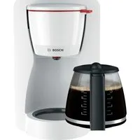 BOSCH Filterkaffeemaschine MyMoment TKA2M111, 1,25l Kaffeekanne, Papierfilter 1x4, für 10-15 Tassen, Glaskanne, 40min Warmhaltefunktion, 1200 W