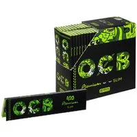 OCB Feinpapier Premium "420 Special Edition" Long Slim Papier 50 Hefte je 32 Blatt, inkl. 1x Transporthülle gratis dazu