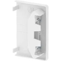 Endstück zum Verschließen der Geräteeinbaukanäle GK-E70110RW, Befestigung/Montage weiß, Retail