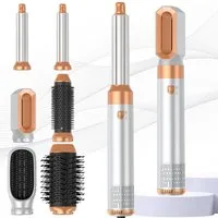 UKLISS Multihaarstyler 6-in-1-Airstyler 1000-W-Haartrockner, Warmluft-Haarstyler, Ionen-Technologie, automatischer Air-Curler, 3 Temperaturstufen