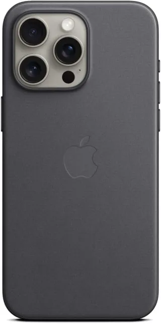 Apple Feingewebe Case mit MagSafe [für iPhone 15 Pro Max] schwarz