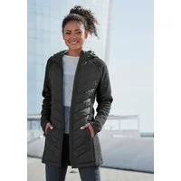Vivance by Lascana Steppjacke mit Strickfleece-Ärmeln