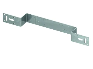 Tece Halter aus verzinktem Stahl, 2-fach gewinkelt, Stichmaße 150 und 80 mm, 720528 720528