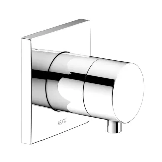 Keuco 2-Wege Umstellventil IXMO Comfort 59556, eckig, verchromt, 59556011002 59556011002
