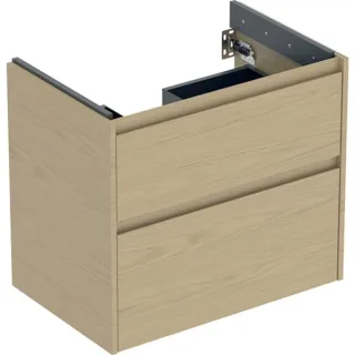 Geberit Renova Plan Unterschrank für Waschtisch, mit zwei Schubladen: 69.3x60.6x44.6cm, 504029PS1 504029PS1