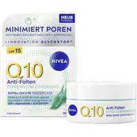 Nivea Tagescreme Q10 ANTI-FALTEN PORENVERFEINERUNG TAGESPFLEGE LSF 15, für Mischhaut, mit natürlichem Q10, LSF 15