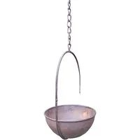 Deko-Impression Vogeltränke Vogeltränke Vogelbad Vogelbad Schale z. Hängen an Kette Eisen
