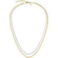 ROSEFIELD Edelstahlkette ROSEFIELD Two Tone Snake Necklace Zweifarbige Schlangen-Halskette Mehr