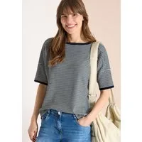 CECIL Print-Shirt mit U-Boot-Ausschnitt