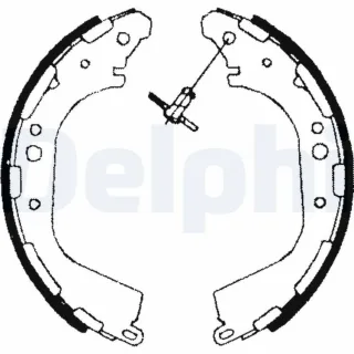 Delphi Bremsbacken hinten Nissan Navara Np300 Pathfinder Pick