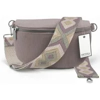 ARTVALL Umhängetasche Cord Handtasche Brusttasche Crossbody Bag Rosé (Tasche inkl. Taschenband), Bauchtasche Cord weich mit Schultergurt abnehmbar Hüfttasche Klein