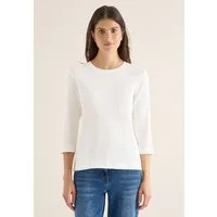 CECIL Rundhalsshirt aus Baumwolle mit Stretchante