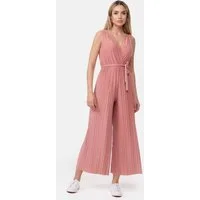 Worldclassca Jumpsuit Worldclassca Jumpsuit Pleated Overalls mit Gürtel Ärmellos Sommer Neu Neue Kollektion - Stilvolle und gemütliche Sommer Mode für Damen