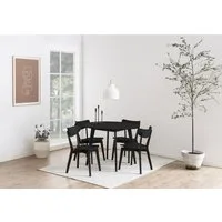 ACTONA GROUP Esstisch Roxby rund Ø105 – kompakt, robust & pflegeleicht, zeitloses Design (1-St., Küchentisch, OTTOs Choice), Roxby Esstisch rund, mit Eiche Furnier Ø 105 cm