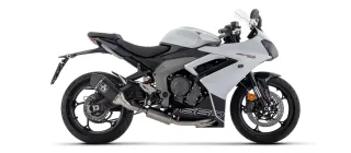 Sport Auspuff Komplettanlage Arrow Veloce BLACK Triumph Daytona 660 Bj.2024-2026 EURO5+ / +Kat +ABE