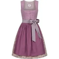 Nübler Trachtenkleid Mididirndl Gina in Flieder von Nübler - Rocklänge 65 cm