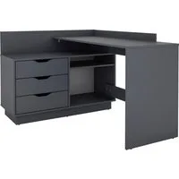 byLIVING Eckschreibtisch Bern, mit viel Stauraum, Breite 129 cm, rechts oder links montierbar