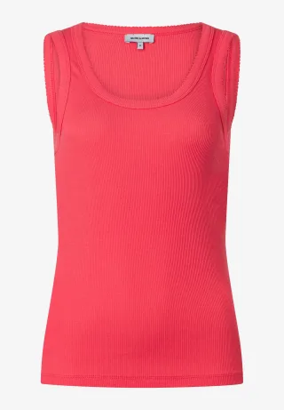MORE & MORE - Rippen-Top lila - Gr. - 44