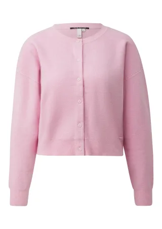 qs - Strickjacke pink - Gr. - XL