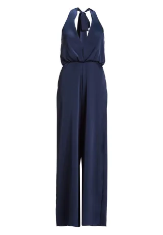 hey kyla - Jumpsuit mit weitem Hosenbein navy - Gr. - 36