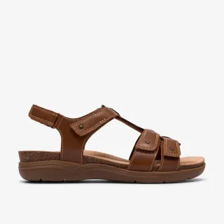 April Cove Dunkelbraune Lea Sandalen