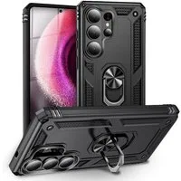 Nalia Smartphone-Hülle Samsung Galaxy S26 Ultra 17,5 cm (6,9 Zoll), RINGDEFEND Case - Militär-Schutz, 360° Ring-Halter & Standfunktion
