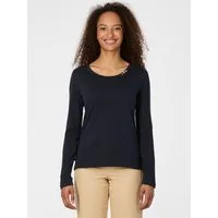 Ragwear Langarmshirt FLLORAH LONG GOTS Bestseller aus Single Jersey mit softem Finish und Knöpfen