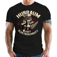 GASOLINE BANDIT® T-Shirt für US-Cars Classic Oldtimer Fans - Hubraum statt Elektro