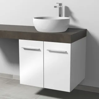 Sanipa Waschtischunterbau mit Türen 2morrow (G2361) 510x600x520 Weiß-Glanz, G236178 G236178