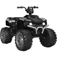 KOMFOTTEU Elektro-Kinderquad Quad Motorrad, mit LED Musik Hupe USB Bluetooth Radio